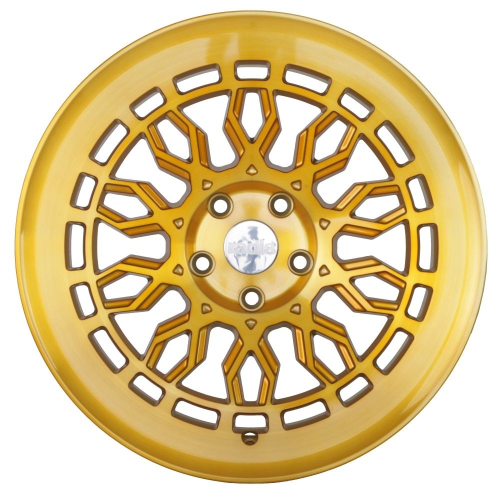 RADI8 A10 8.5x19 5x112 45 Brushed Gold 66,6 Velgen