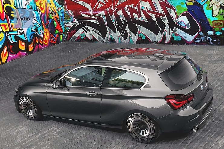 RADI8 T12 8.5/10.0x19 5x112 45 Black / Machine Face 66,6 Bree