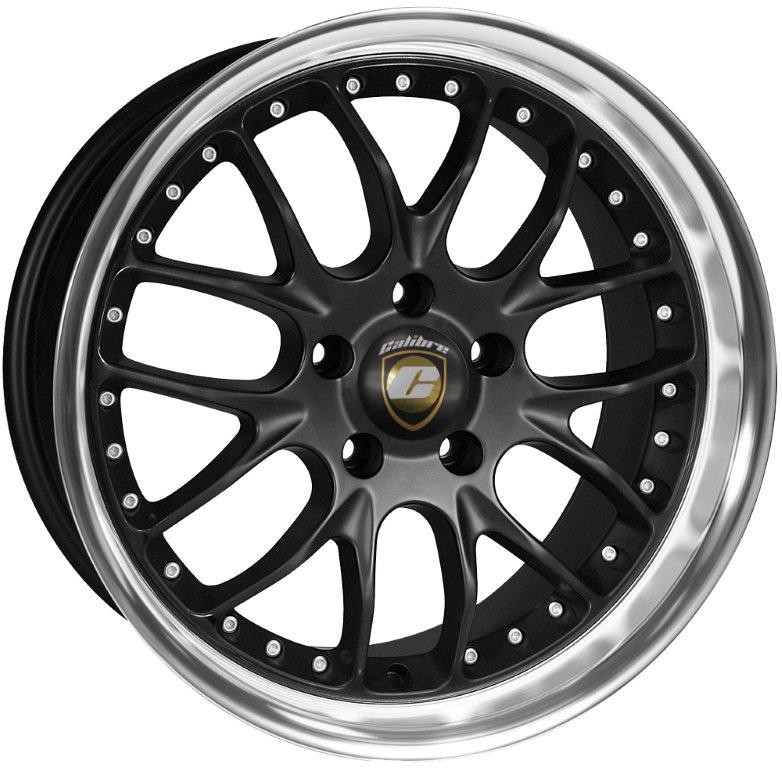 Velgen Calibre Excaliber Blk 8.5x20 5x112 Matt black/Mirror poli