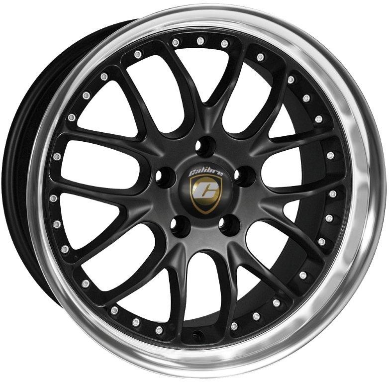 Velgen Calibre Excaliber Blk 8.5x19 5x108 Matt black/Mirror poli