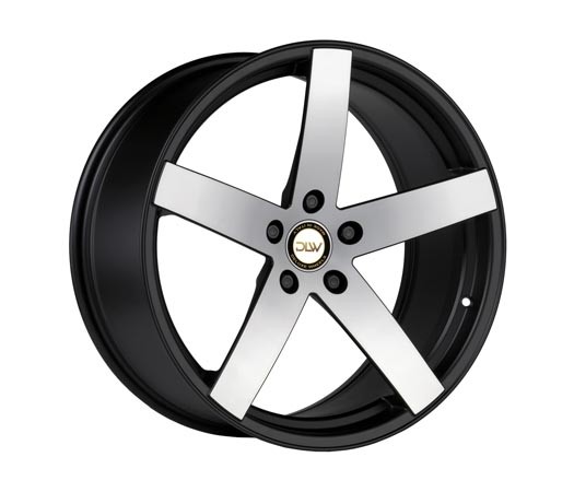 Deluxe Uros K Black Matt Polish 9x20 5x120 ET25 Velgen