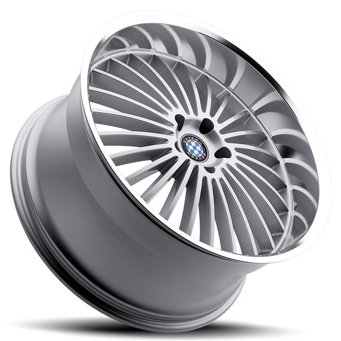 Velgen Beyern Multi 17x8 5x120 ET30 Zilver + Machined Rand