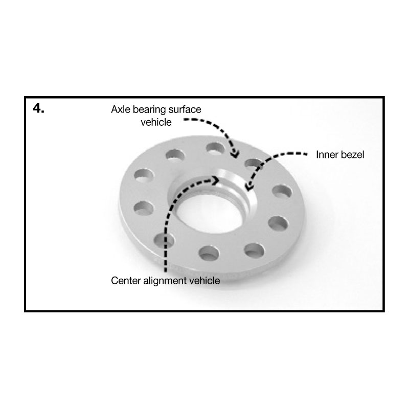 H&R DRS-Systeem Spoorverbrederset 10mm per as - Steekmaat 4x100 - Naaf 54,1mm - Boutmaat M12x1,5 -   Hyundai/Toyota