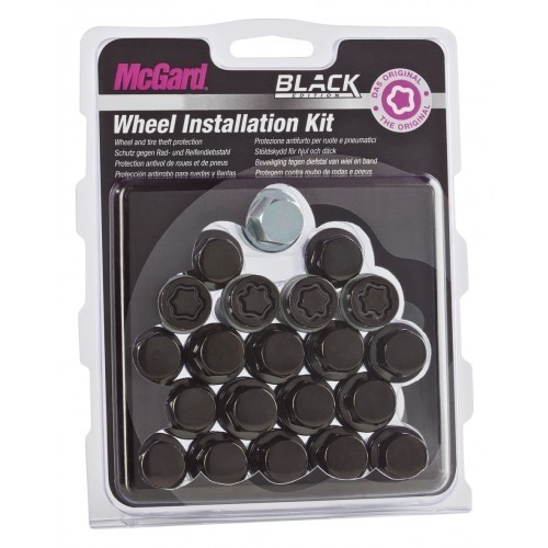 McGard Wielbout set M14x1.5 Kegel 60° 49,0mm Black