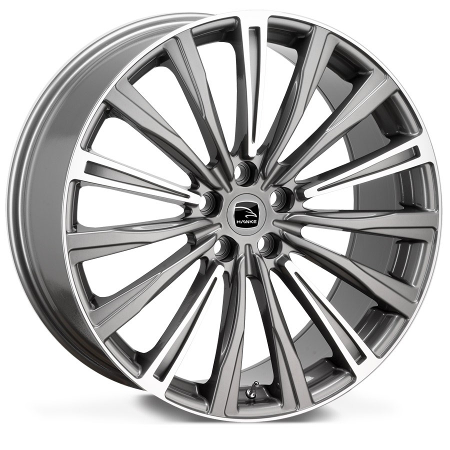 Velgen Hawke Chayton 22x9,5 5x120 ET45 Gun-Metal Highlite gepoli