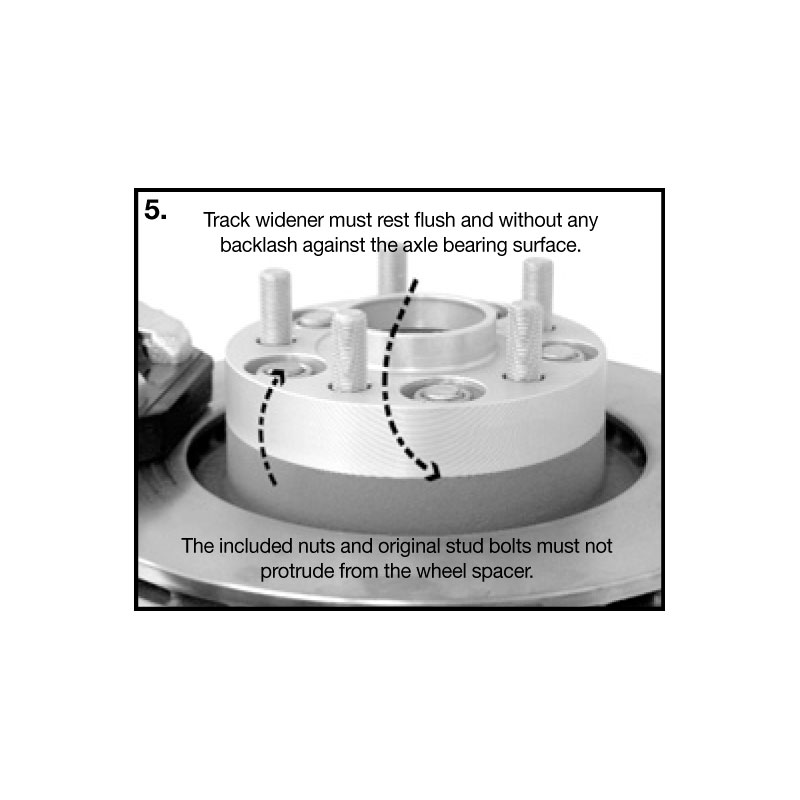 H&R DRM-Systeem Spoorverbrederset 50mm per as - Steekmaat 4x100 - Naaf 59,1mm - Boutmaat M12x1,25 -   Nissan/Subaru