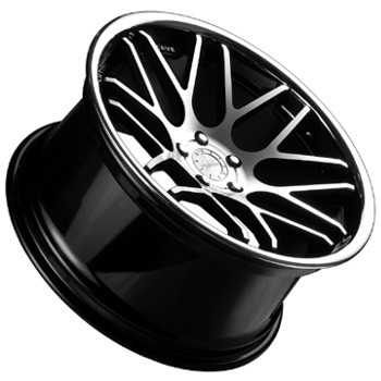 VERTINI MAGIC CONCAVE INOX BLACK MACHINED FACE 8,5x19 5x100