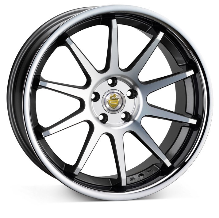 Cades IXION GUNMETAL POLISH INOX RIM 10.5x20 5x112 ET40