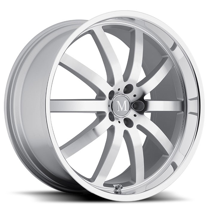 Velgen Mandrus Wilhelm 18x8,5 5x112 ET43 Zilver Machined Face &