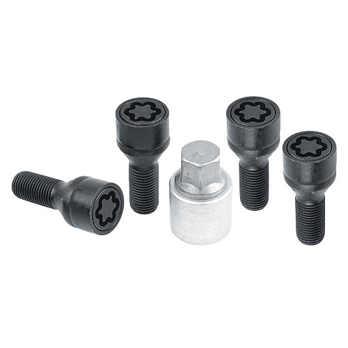 Wielsloten M12x1.25x28 KE-60 SW17 (BVN328) zwart