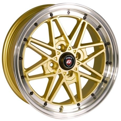 Calibre Eclipse 7x16 velgen gold 4x100 ET38