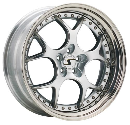 Schmidt VN Line Velgen (stappenrand) 3dlg zilver 11,5 - 12x20