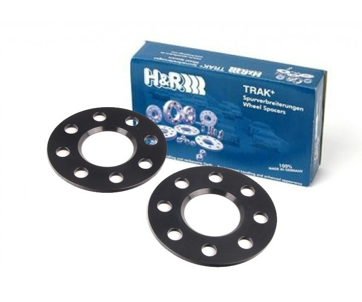 H&R Spoorverbreders 5x100 5x112 57,1 DR10 5mm zwart