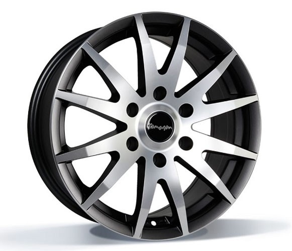 Tomason TN1F 6,5x16 5x120 ET60 Black matt polished Velgen