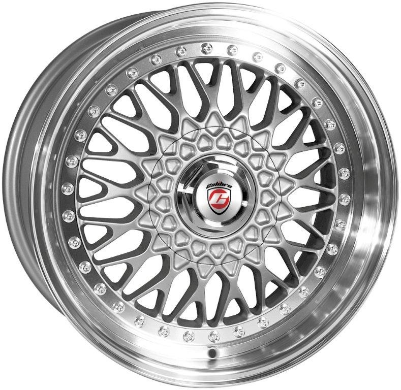 Velgen Calibre Vintage 7x16 8x100 Silver/Polished lip