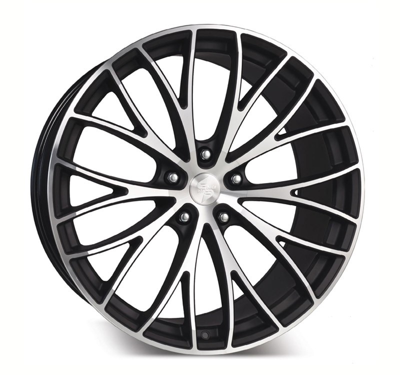 Velgen EtaBeta Piuma zwartmat polish 8.5x19 5x112 ET40