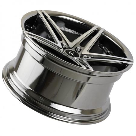 Z-Performance Four Black Chrome - Face Polish 9,5x19 5x120 ET40