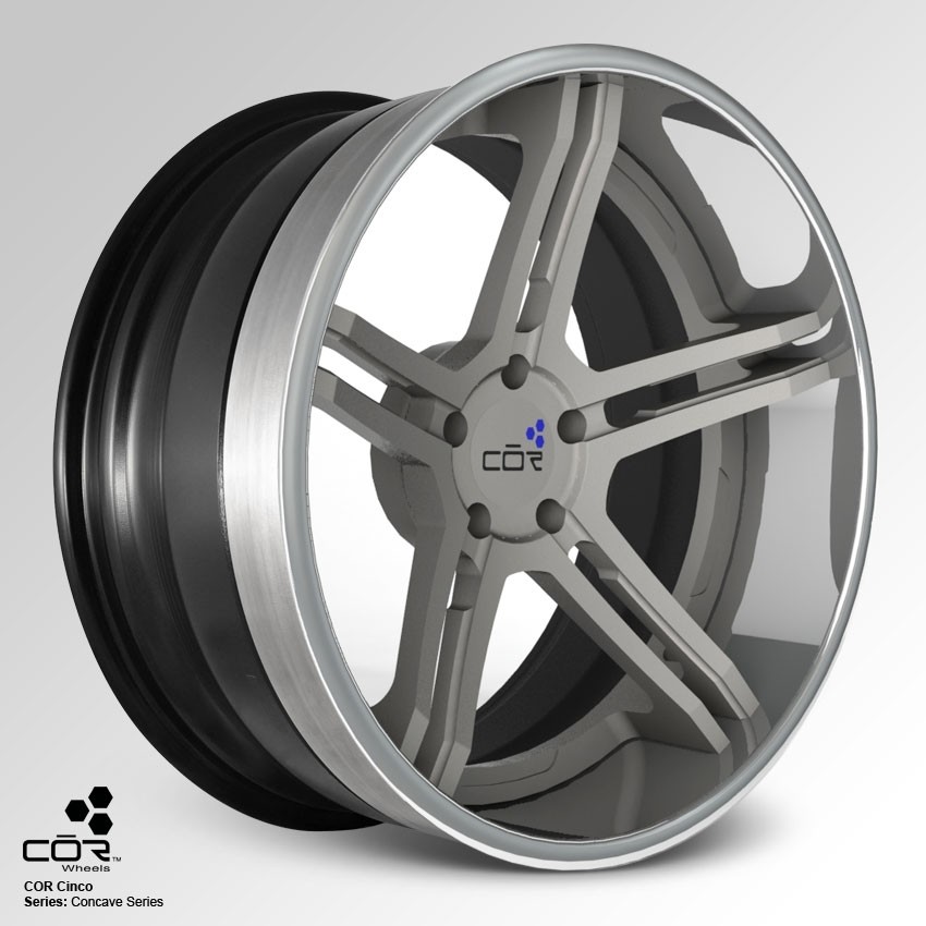 COR WHEELS Cinco Super Concave 21x8.0J 5x100
