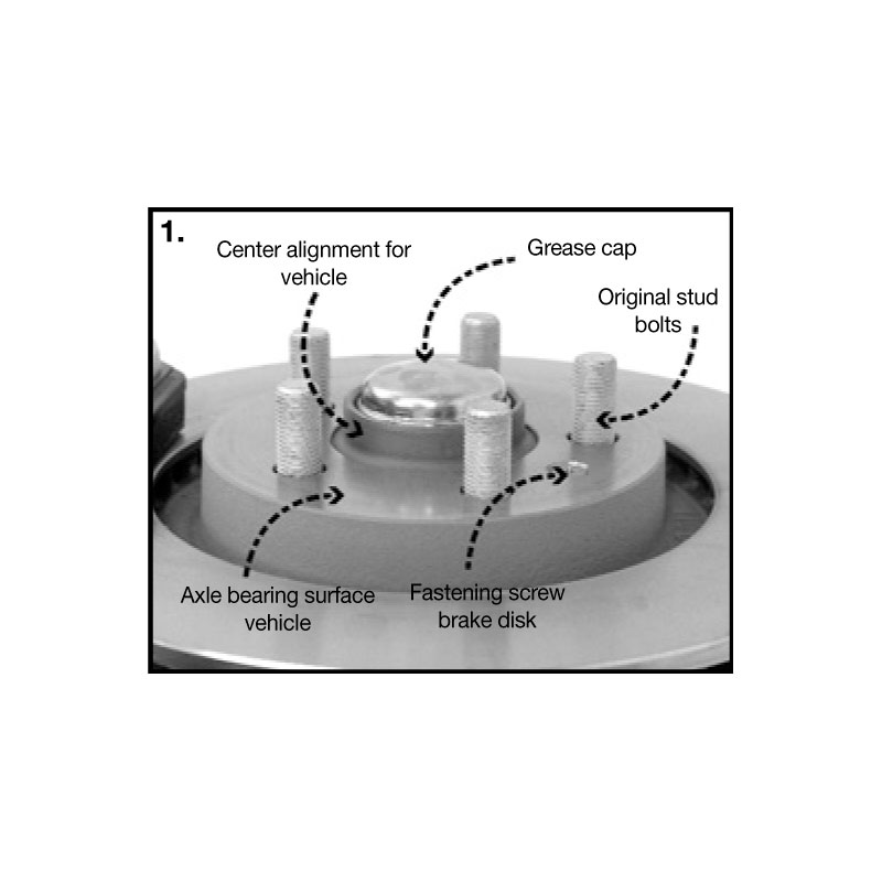 H&R DRM-Systeem Spoorverbrederset 60mm per as - Steekmaat 6x139,7 - Naaf 106,5mm - Boutmaat M12x1,5 -  Hyundai/Mazda/Opel/Toyota/Volkswagen