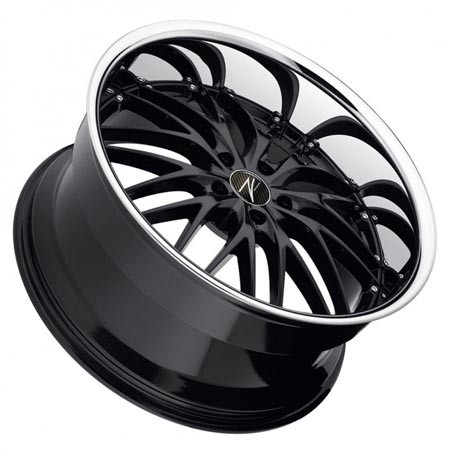 Z-Performance Two Gloss Black Inox 9x18 5x120 ET38 Velgen