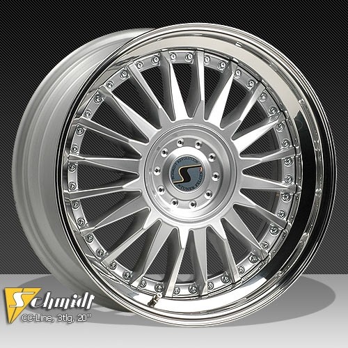Schmidt CC Line Velgen (Rad-Inox) 3dlg zilver 10 - 10,5x21