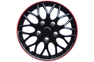 Wieldop Set Missouri 15'' Ice Black/Red Rim