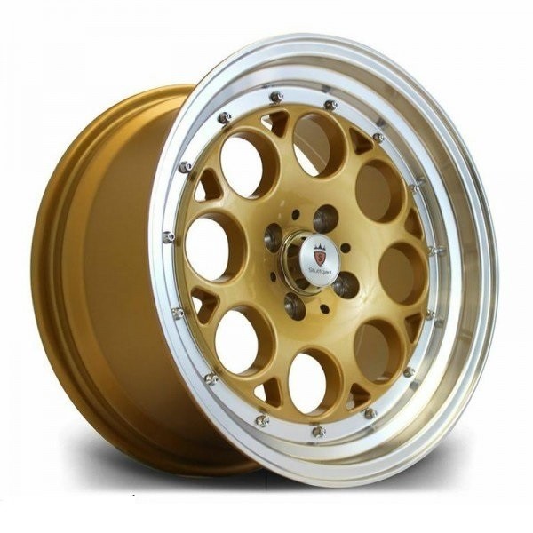 STUTTGART ST6 8x15 4X100 ET25 GOLD MACHINED Velgen