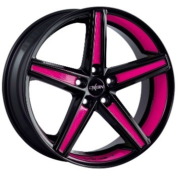 Velgen Oxigin 18 Concave pink foliert 10.5x20 inch 5x120 ET35