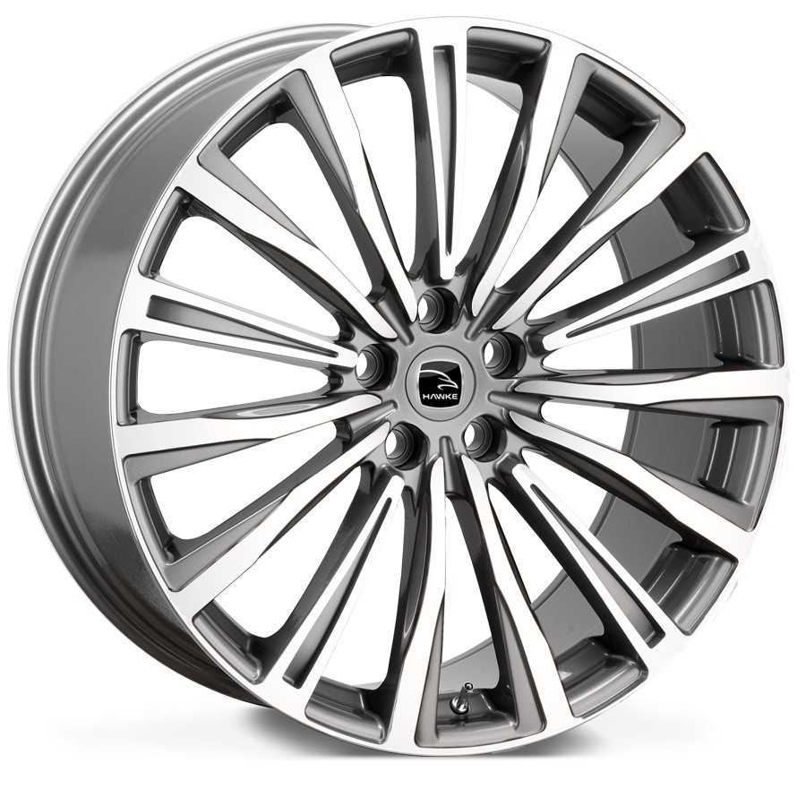 Velgen Hawke Chayton 22x9,5 5x120 ET45 Gun-Metal gepolijst