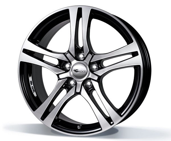 RC Design RC26 7,5x17 5x100 ET38 glanzend zwart / front gepolijs