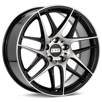 Velgen BBS CX R zwart polish 9.5x19 5x120 ET32