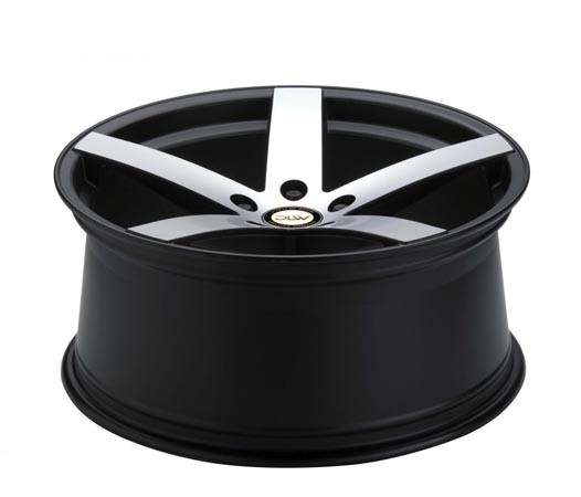Deluxe Uros K Black Matt Polish 9x20 5x112 ET25 Velgen