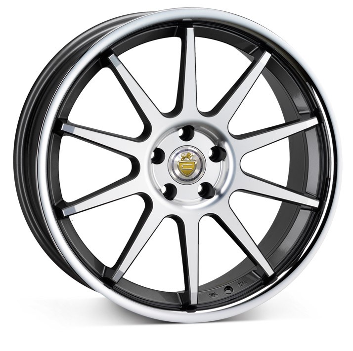 Cades IXION GUNMETAL POLISH INOX RIM 9.0x20 5x112 ET32