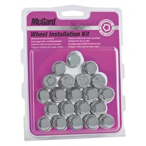 McGard Wielbout set M14x1.25 Kegel 60° 26,9mm Chrome