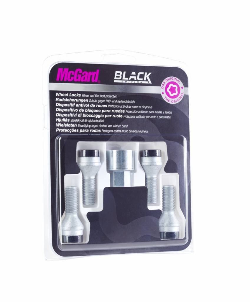 McGard Slotbouten 14x1,25 27,3mm/17mm Konisch Zwart