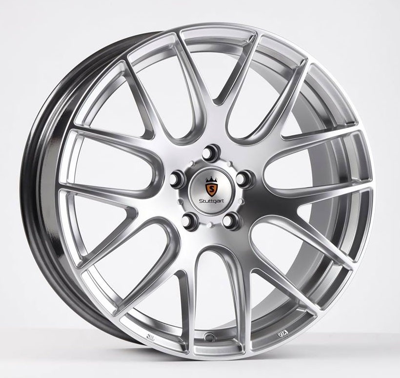 STUTTGART ST3 9.5x19 5x112 ET40 HYPER SILVER Velgen