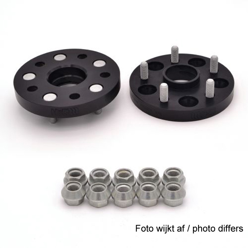 H&R DRM-Systeem Spoorverbrederset 50mm per as - Steekmaat 5x120 - Naaf 64,0mm - Boutmaat M14x1,5 -   Honda - Zwart