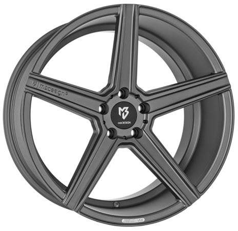 mbDESIGN KV1 Grey 8,5x19 5x114,3 ET45 Velgen
