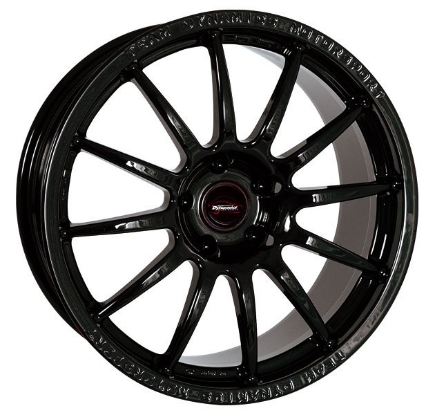 Team Dynamics Pro Race 1.2 7.5x17 4x100 ET 15 Glans Zwart