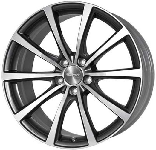 Brock B32 8,5x19 5x112 ET25 Himalaya grey - front gepolijst (HGV