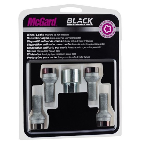 McGard Slotbouten zwart 14x1.5 Bolconisch 31.8mm