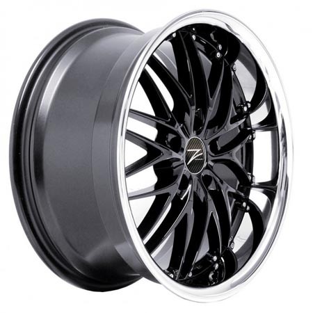 Z-Performance Two Gloss Black Inox 9x18 5x120 ET38 Velgen