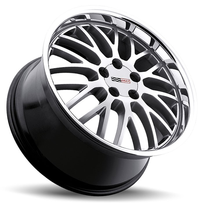 Velgen Cray Manta 19x10,5 5x120,65 ET65 Zilver + Machined Rand