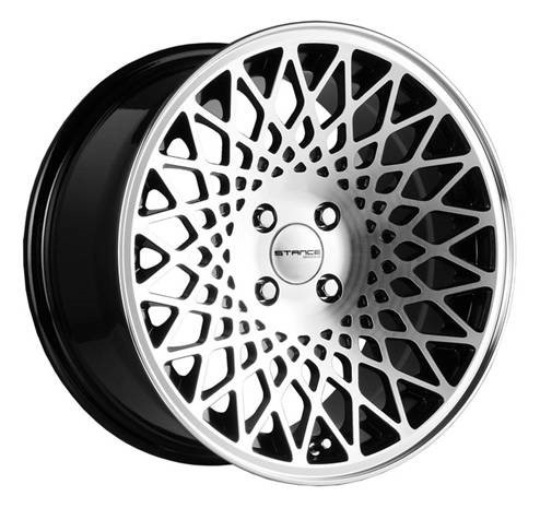 Stance Encore Black Machined 4X100 8X15 ET25