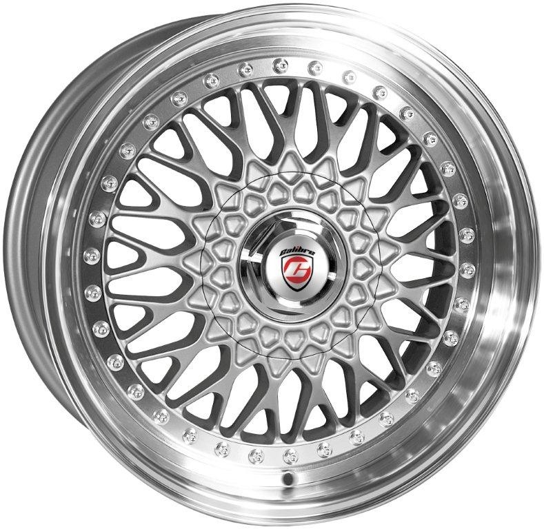 Velgen Calibre Vintage 8x17 5x112 Silver/Polished lip