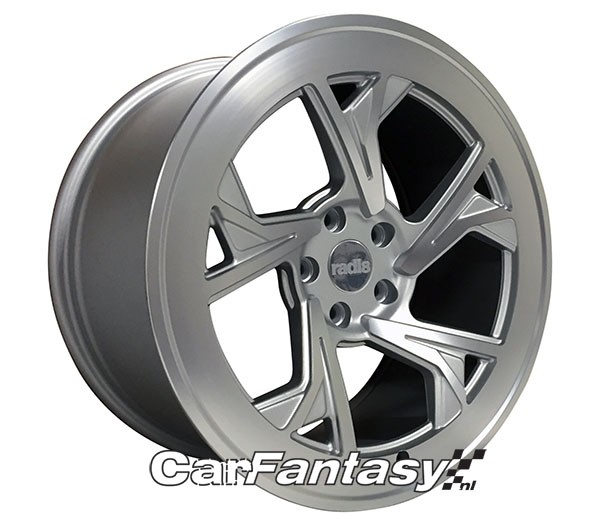 RADI8 C5 8.5/10.0x19 5x112 45 Matt silver/Machine face 66,6 Bree