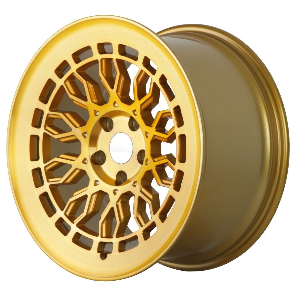 RADI8 A10 10.0x19 5x112 45 Brushed Gold 66,6 Velgen