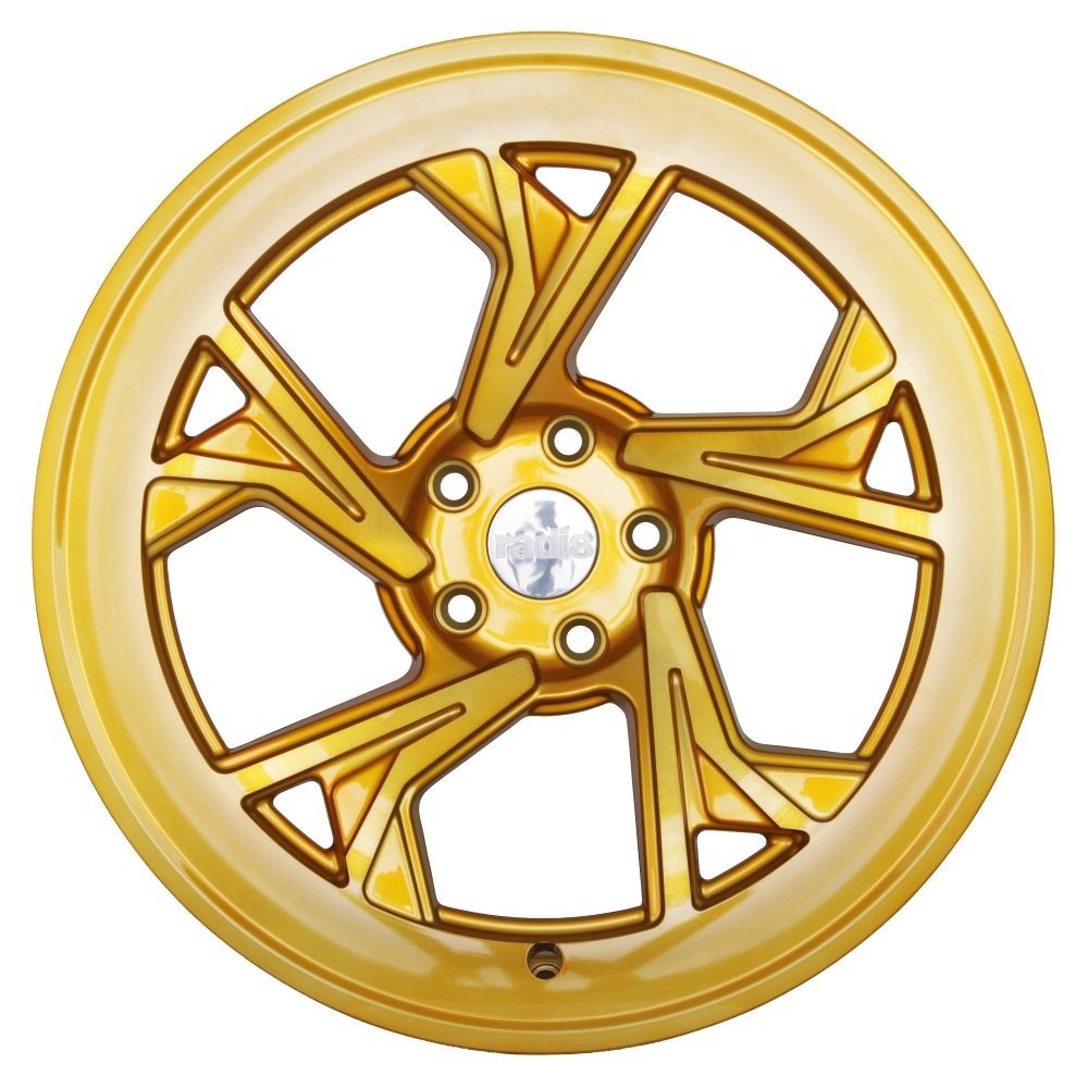 RADI8 C5 10.0x19 5x112 45 Brushed Gold 66,6 Velgen