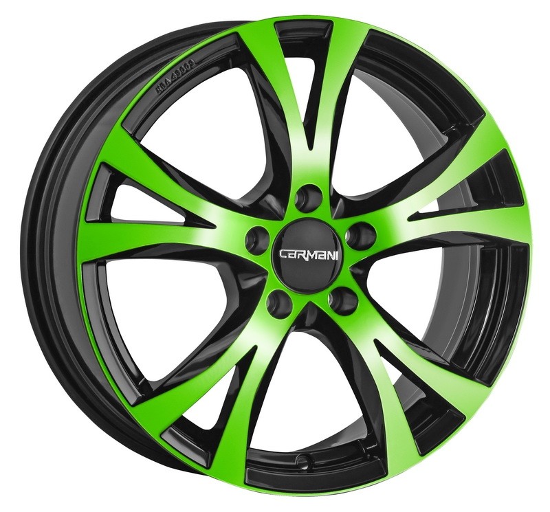 Velgen Carmani 9 Compete Green 7x16 5x120 ET35