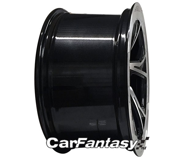 RADI8 C5 10.0x19 5x120 40 Gloss black machine face 72,56 Velgen
